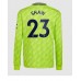 Cheap Manchester United Luke Shaw #23 Third Football Shirt 2022-23 Long Sleeve